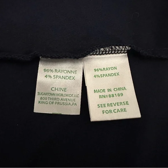 Lilly Pulitzer Women’s Ophelia Blue Rayon 3/4 Sleeve Swing Stretch Dress Size S - Picture 7 of 8